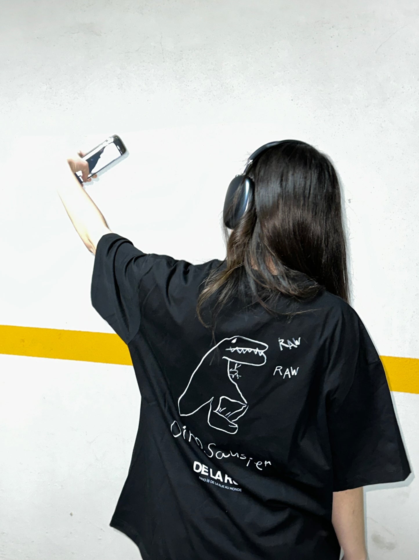 Dino Siyah T-Shirt