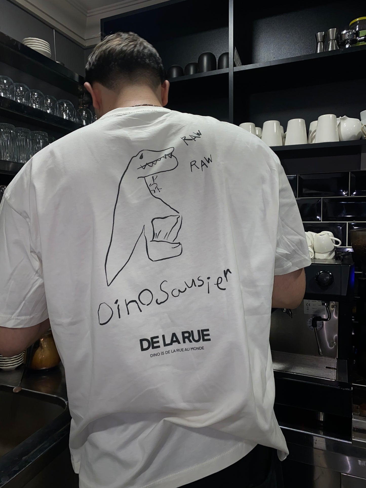 Dino Beyaz T-Shirt