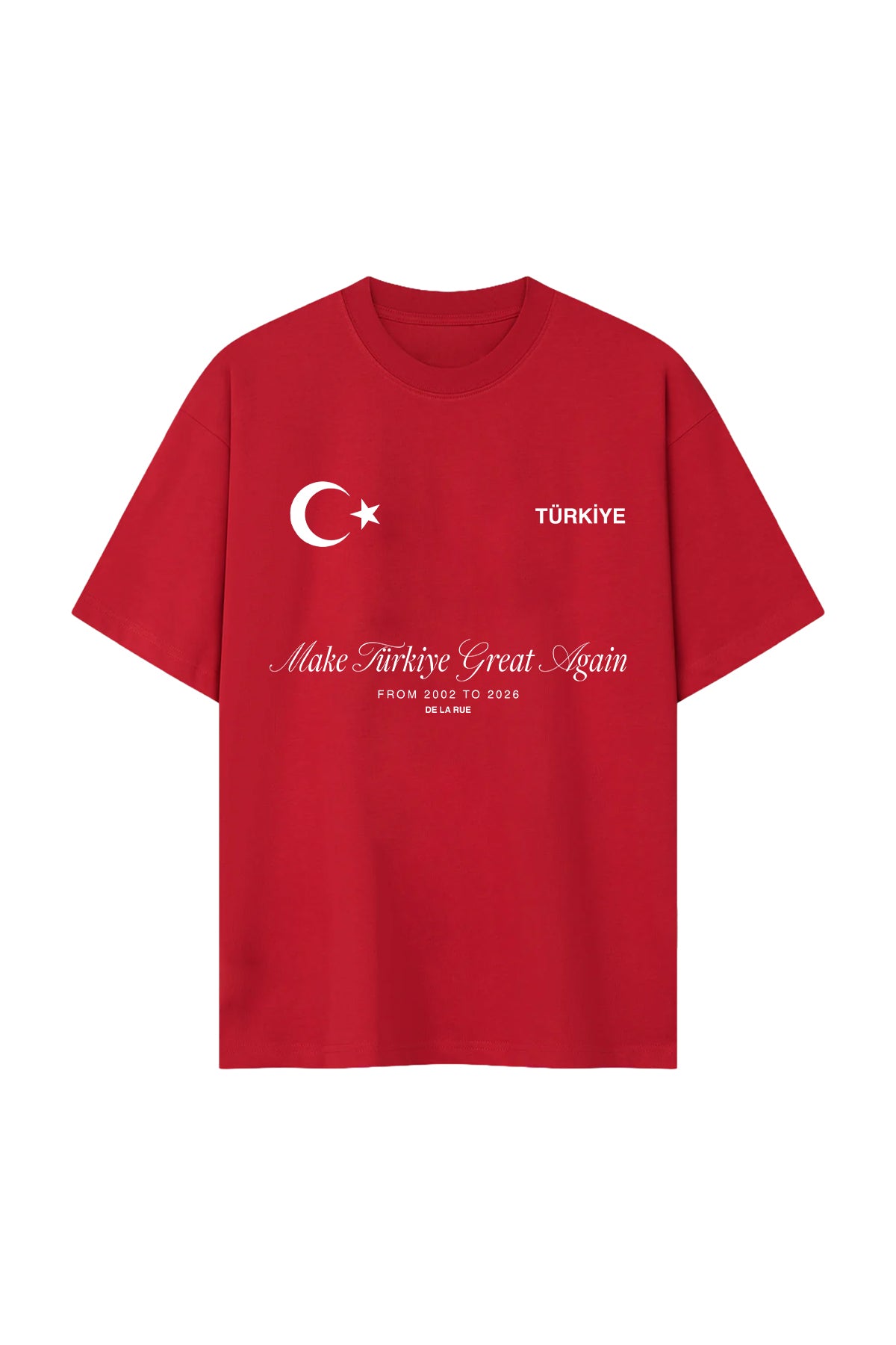 Make Türkiye Great Again Tee Kırmızı