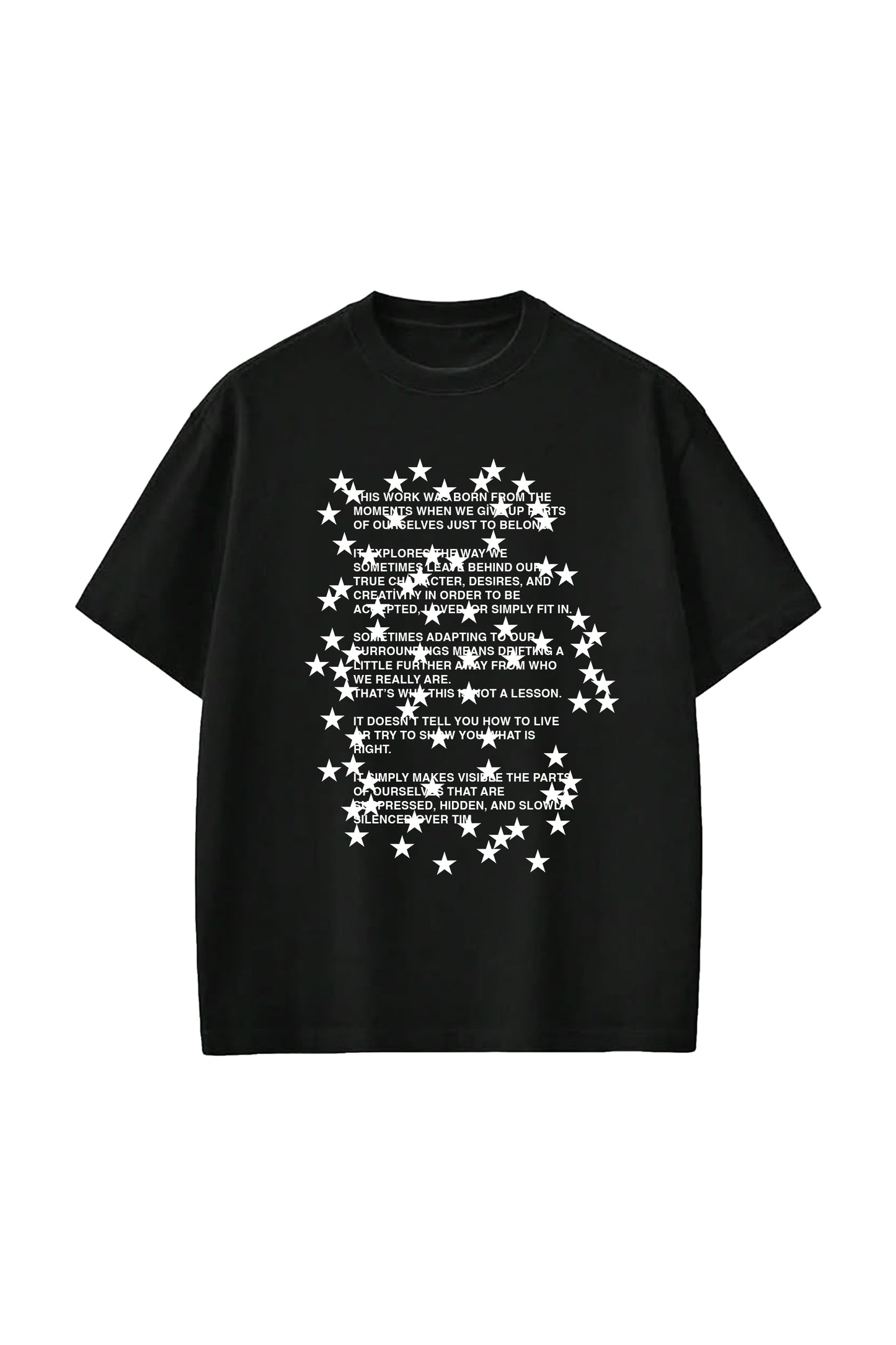 Just to Belong Tee Siyah