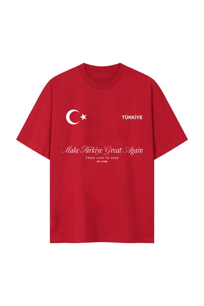 Make Türkiye Great Again Tee Kırmızı