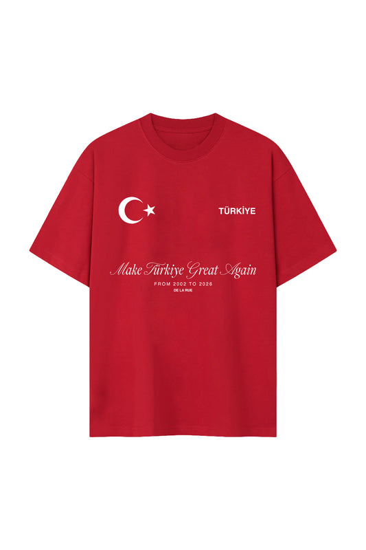 Make Türkiye Great Again Tee Kırmızı