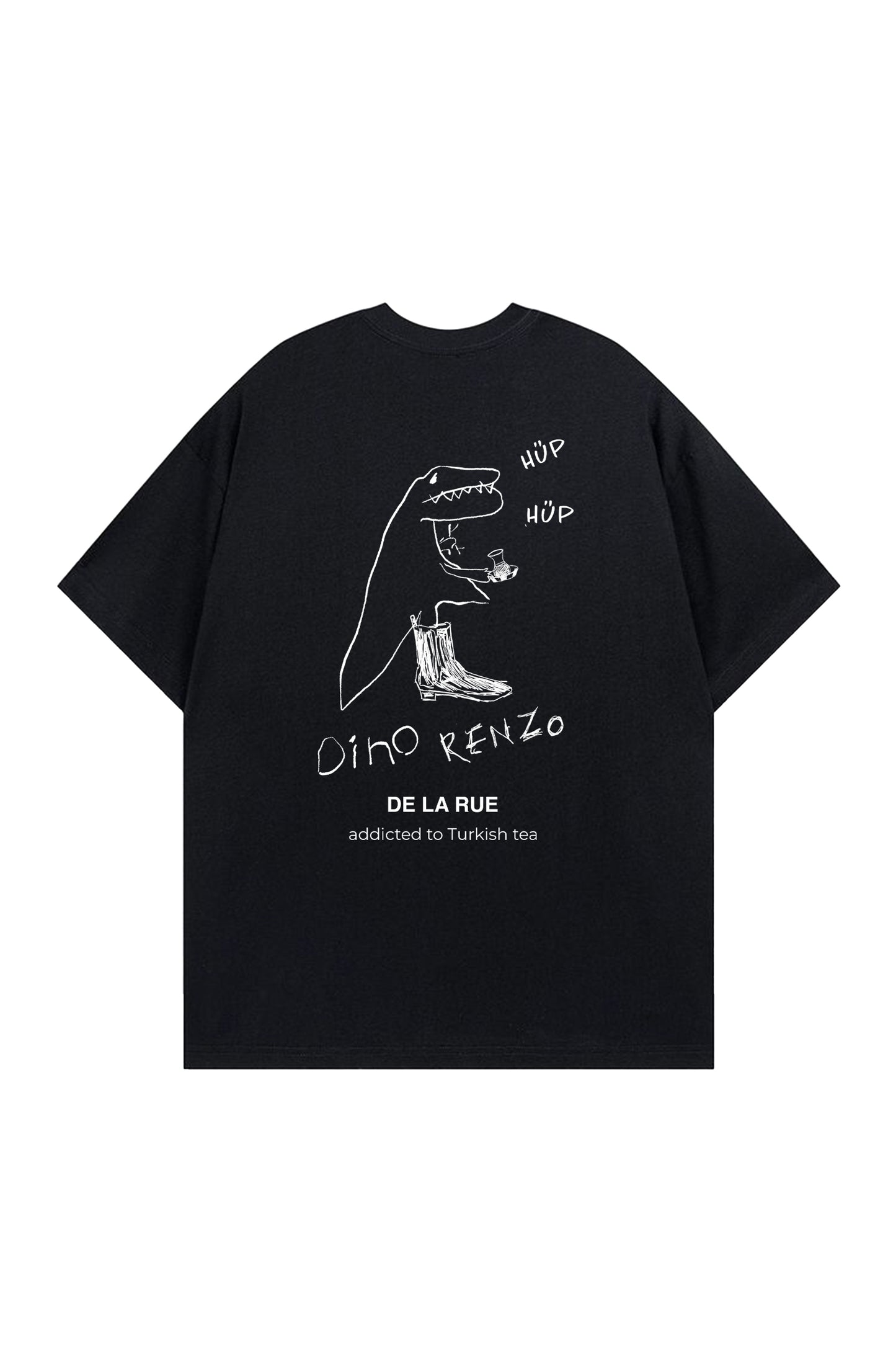 Turkish Tea-Rex T-shirt Siyah