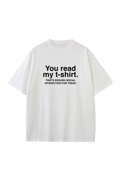 Read My T-Shirt