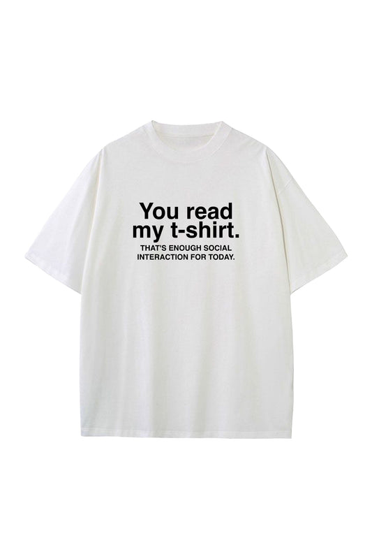 Read My T-Shirt